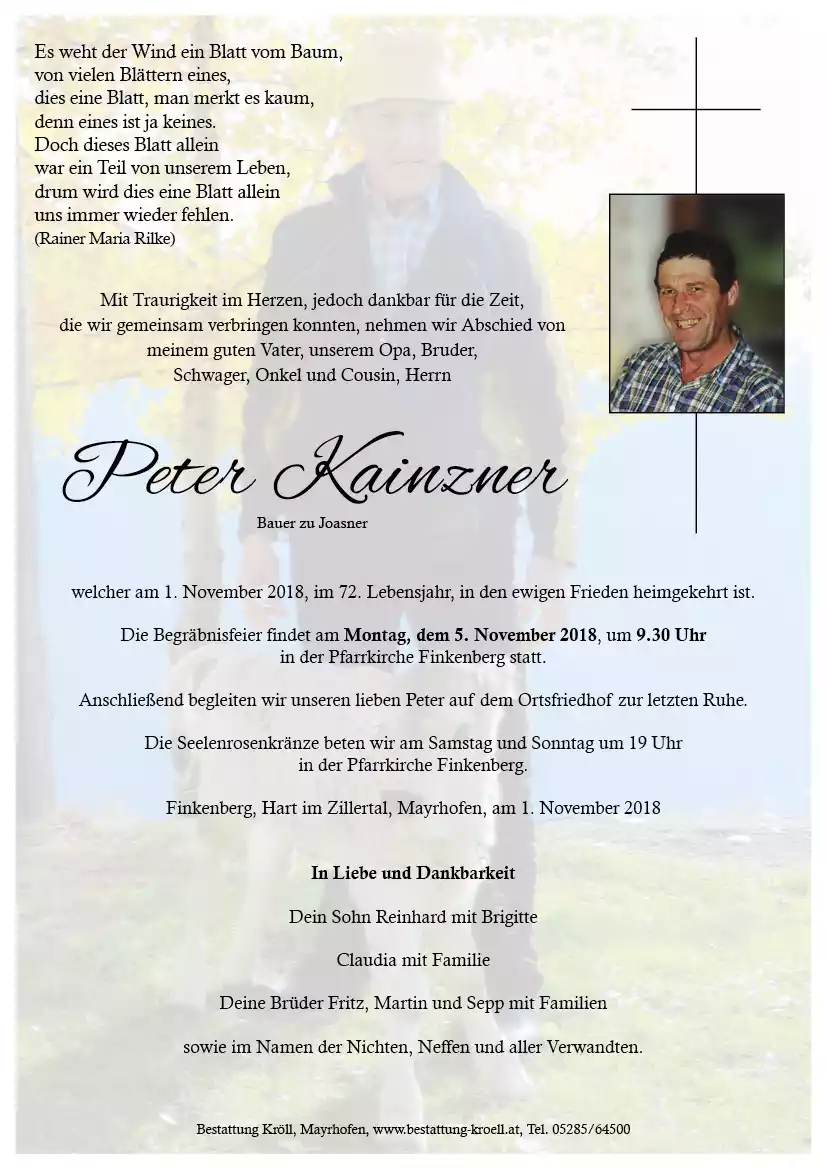 Parte von Peter Kainzner
